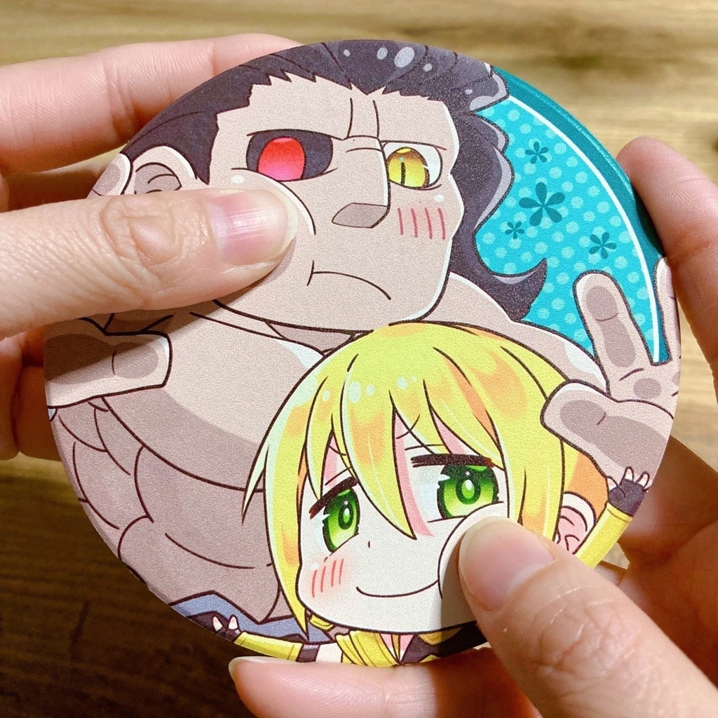【FGO】ヘラクレス&イアソン円型コースター