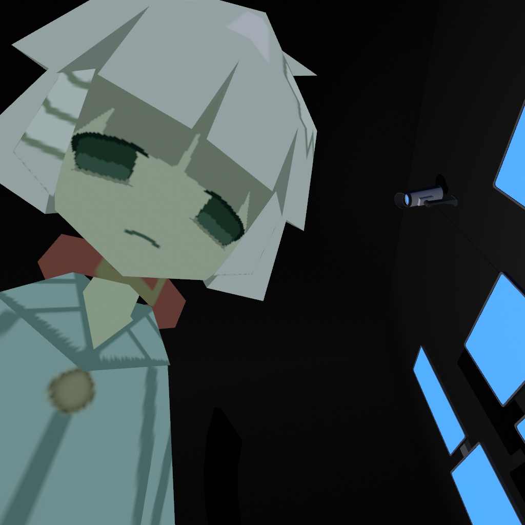 【無料】Quest対応VRCモデル/VRM ローポリRemくん 【オリジナル3Dモデル】