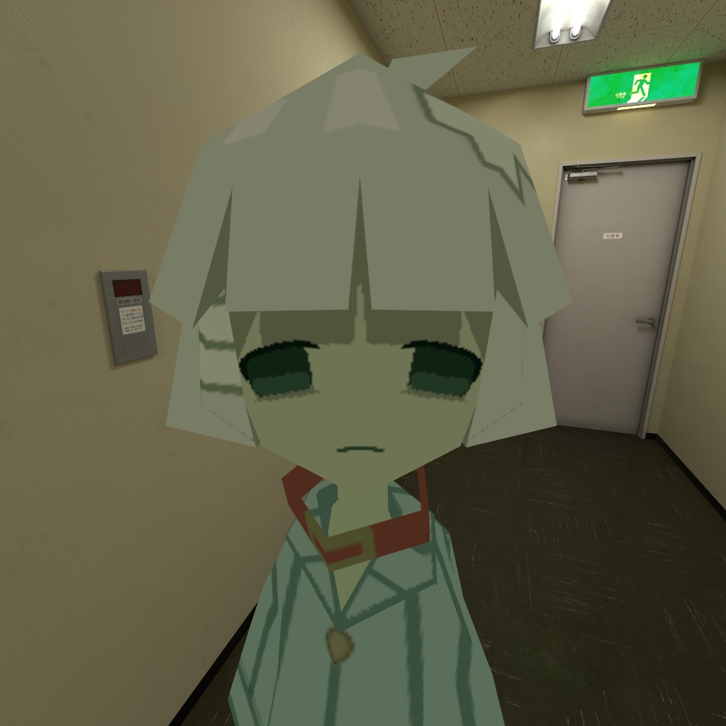 【無料】Quest対応VRCモデル/VRM ローポリRemくん 【オリジナル3Dモデル】