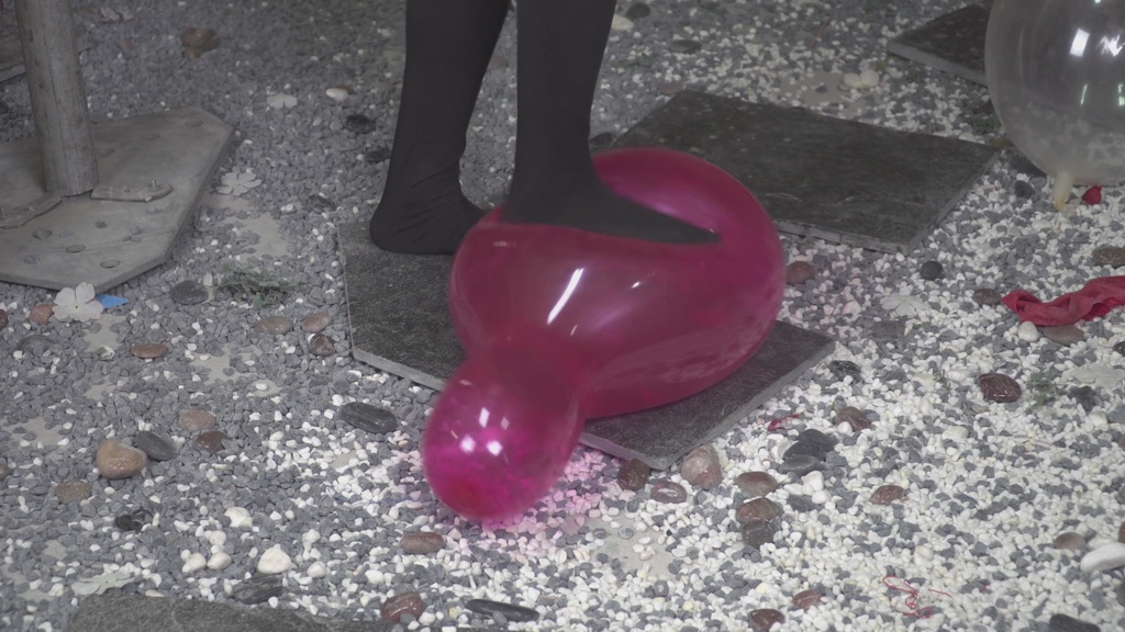 玉藻前口膨らましPOP Q18 砂利道踏みPOP B14