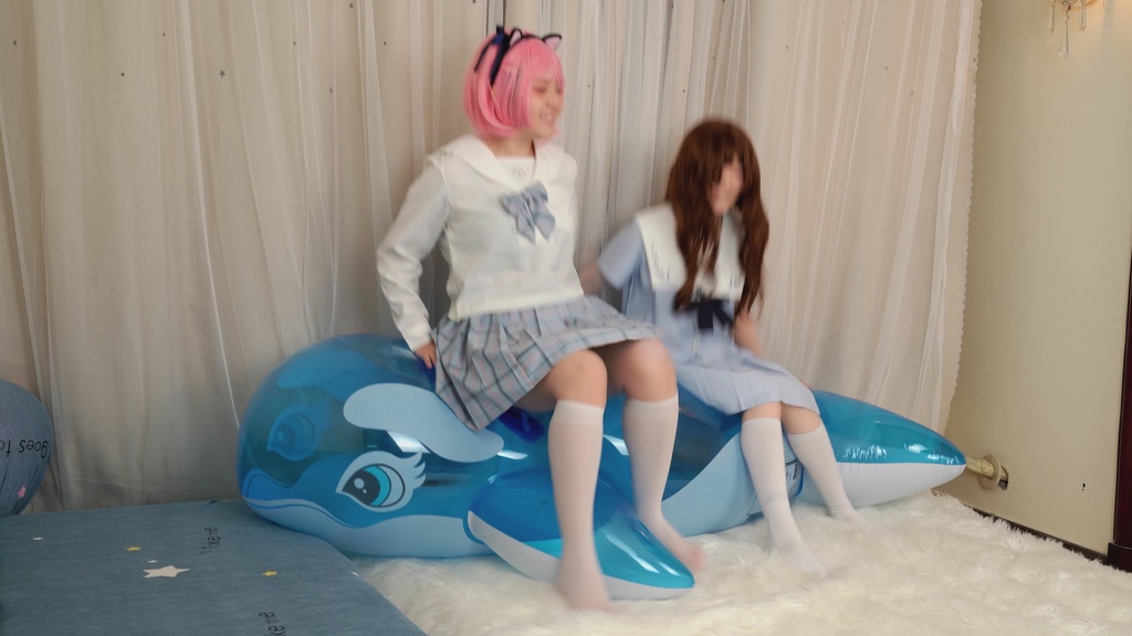 無千と柚子は青い鯨にふたり乗り