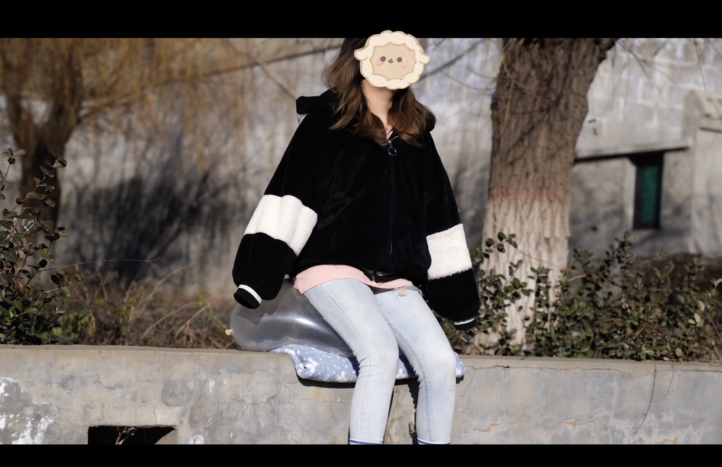 御桃子屋外風船遊び