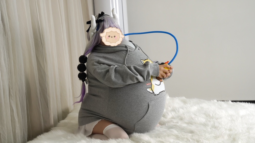 御桃子衣服内フットポンプ風船U26(pop&nonpop)