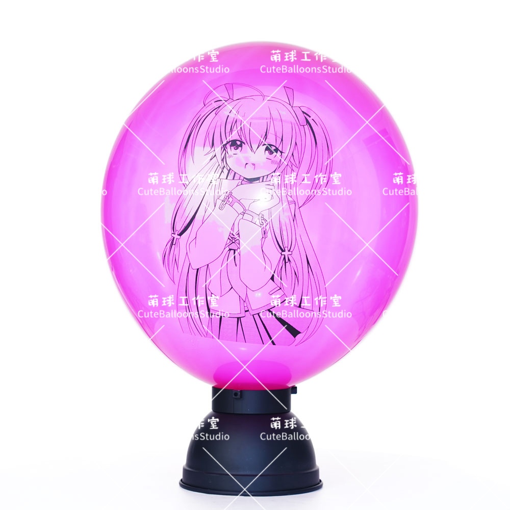 【風船ギフトボックスの印刷】ギタリストにゃん