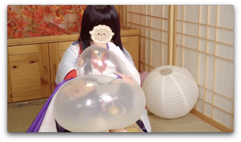 ゆきおんな吹き&風船乗りpop中国製36