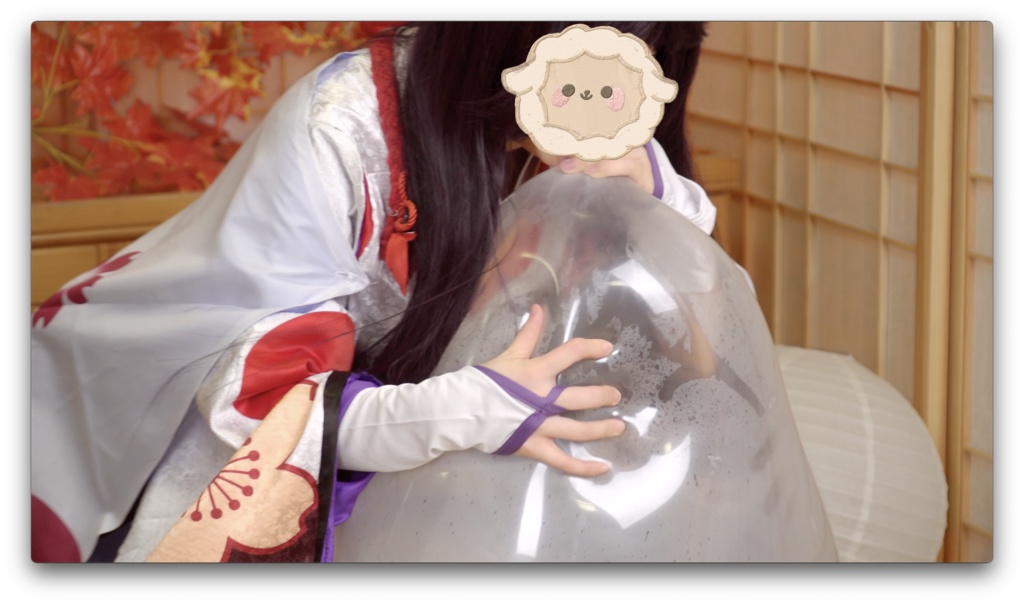 ゆきおんな吹き&風船乗りpop中国製36