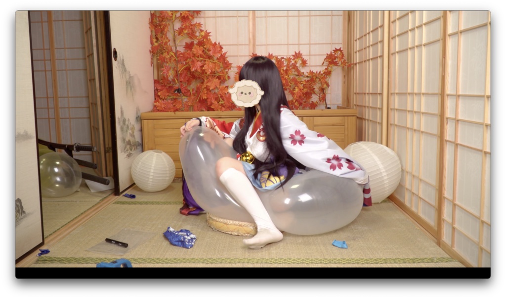 ゆきおんな吹き&風船乗りpop中国製36