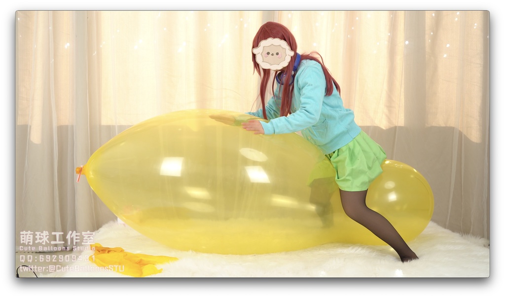 悠香pop雪だるま風船