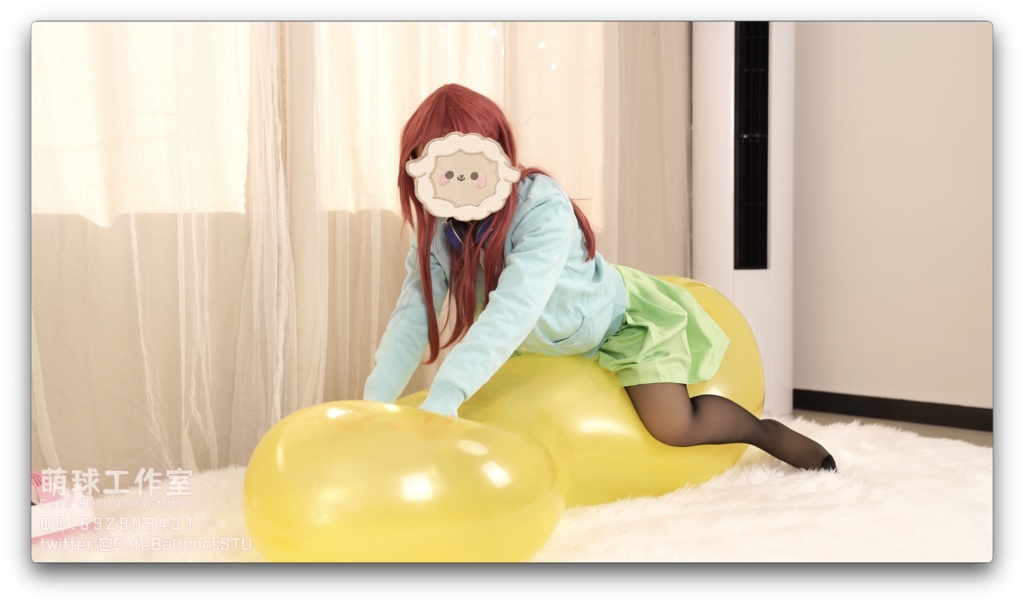 悠香pop雪だるま風船