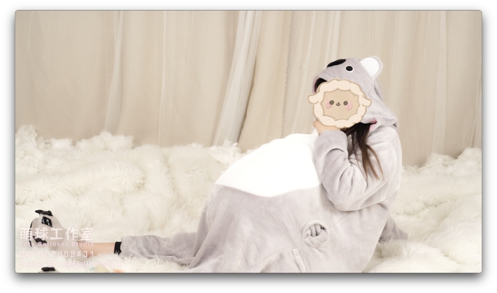 御桃子衣服内フットポンプ風船U24カラー紙片