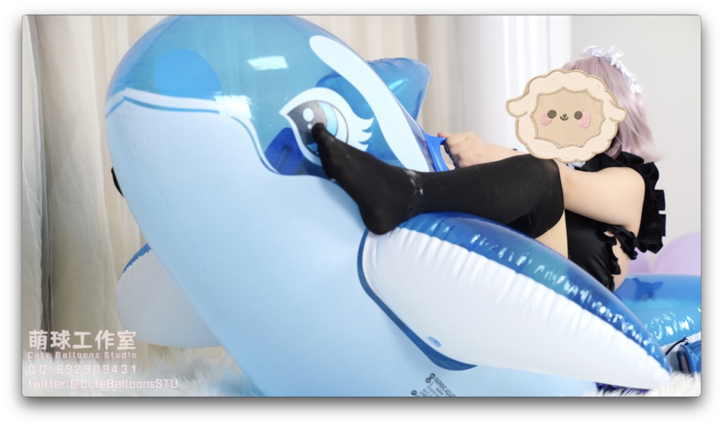 御桃子pop青いクジラpvc