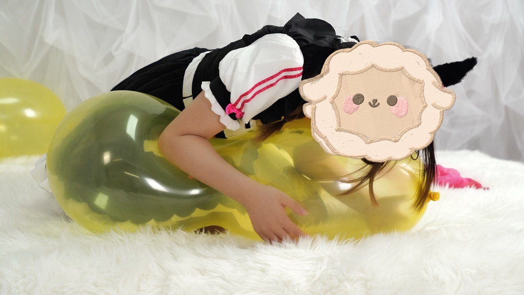 御桃子pop奇妙な形の風船