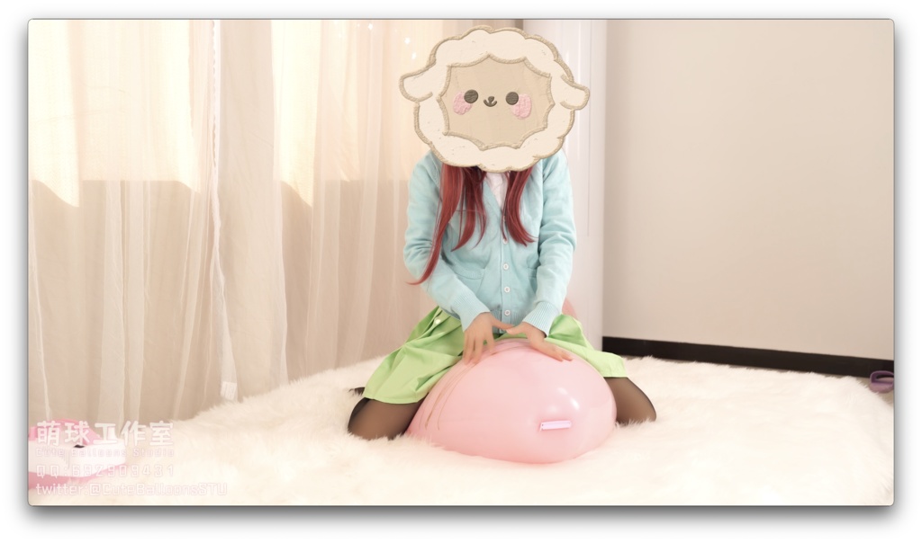 悠香とSA25風船で遊ぶ