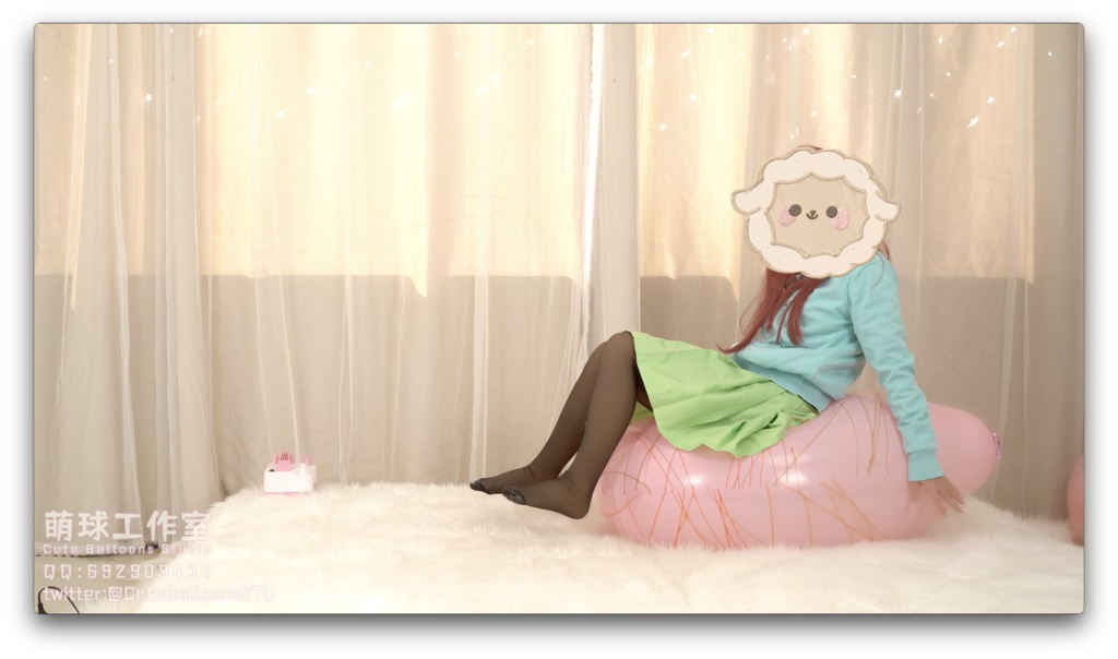 悠香とSA25風船で遊ぶ