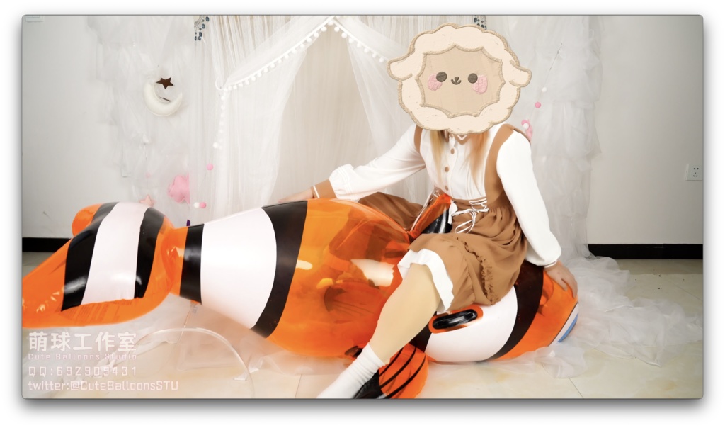 悠香POP熱升軟化PVCピエロ魚です