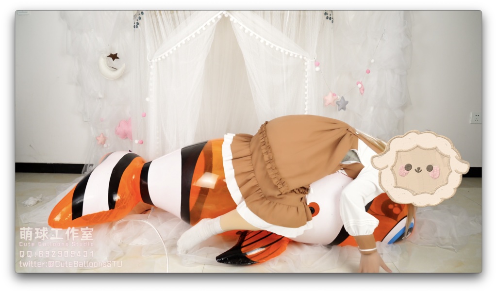 悠香POP熱升軟化PVCピエロ魚です