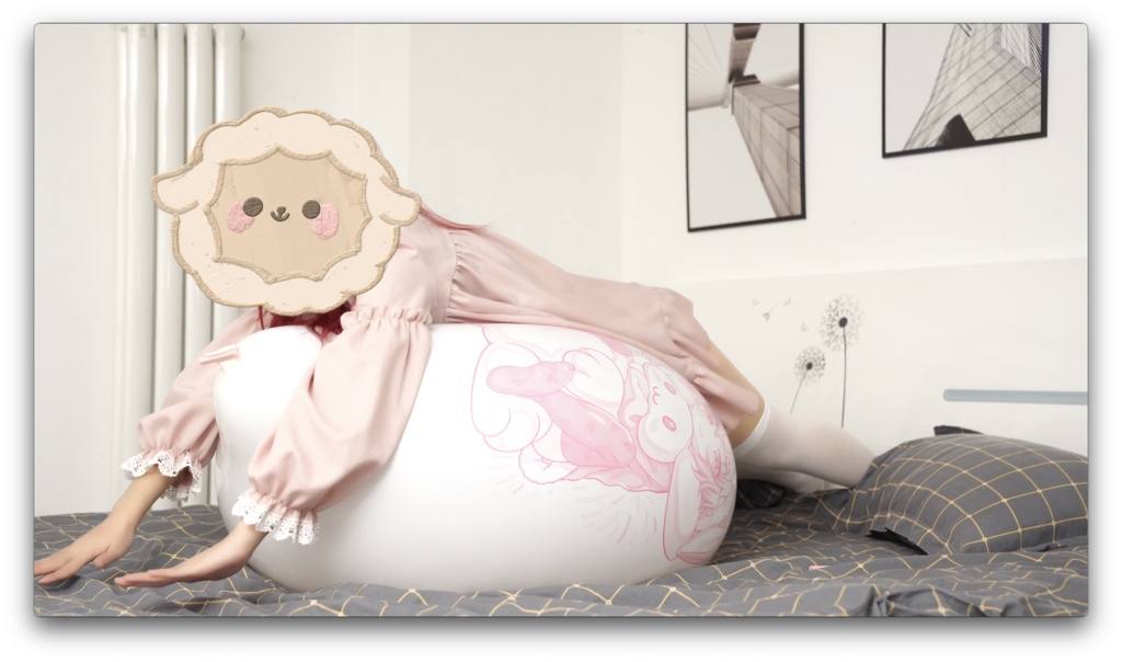 悠香口膨らましS36破裂寸前です