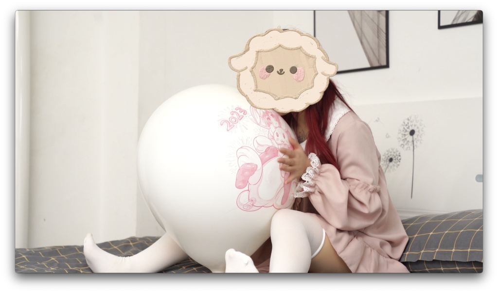 悠香口膨らましS36破裂寸前です