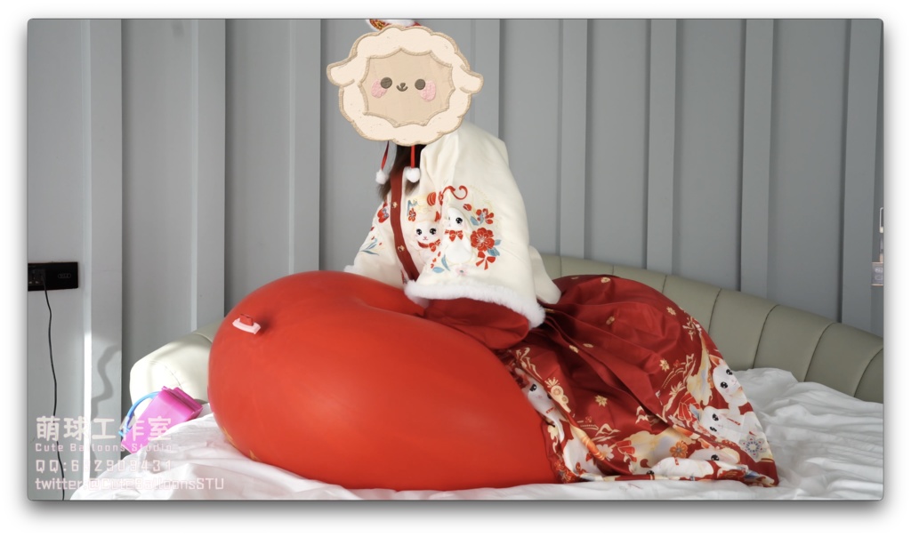 貓貓餅POP中国産伝統の赤い風船