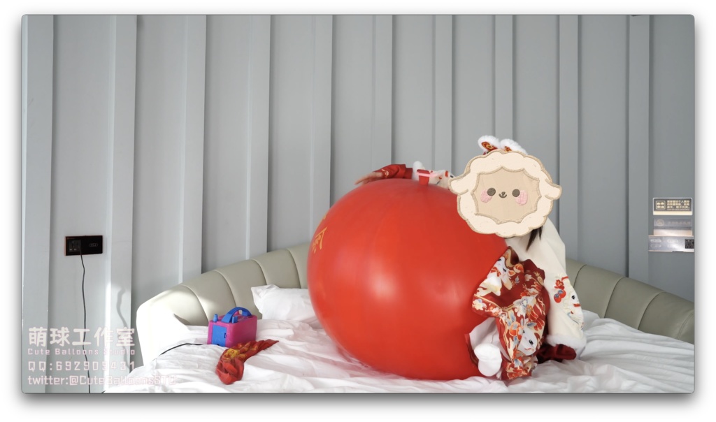 貓貓餅POP中国産伝統の赤い風船