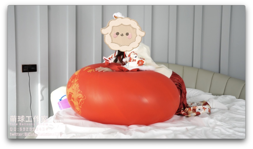 貓貓餅POP中国産伝統の赤い風船