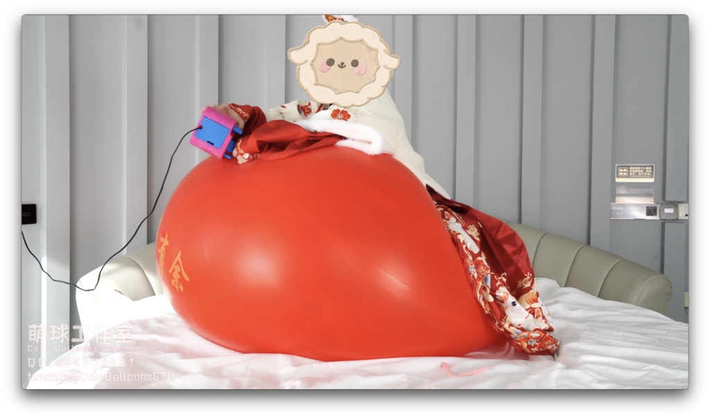 貓貓餅POP中国産伝統の赤い風船