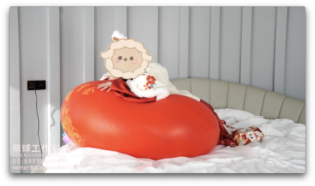 貓貓餅POP中国産伝統の赤い風船