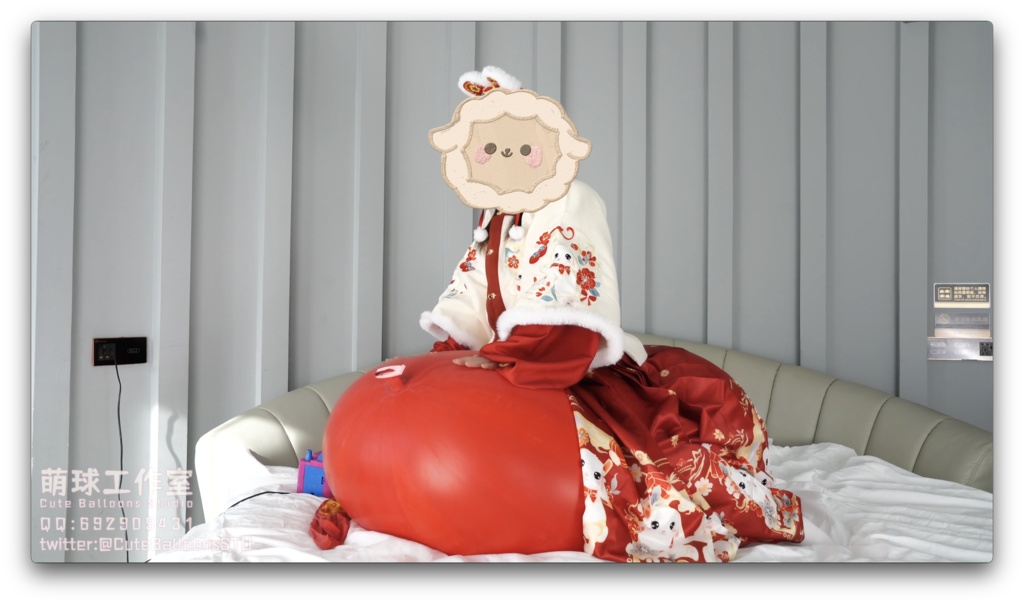 貓貓餅POP中国産伝統の赤い風船