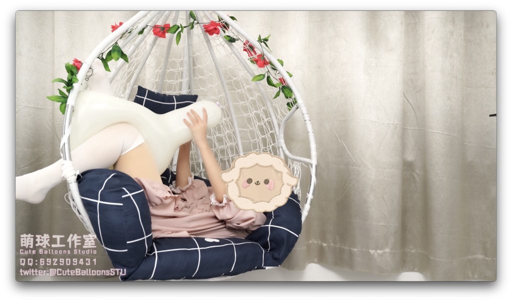悠香がハンモックにPOP心兔U24