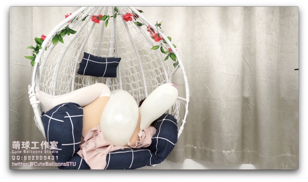 悠香がハンモックにPOP心兔U24