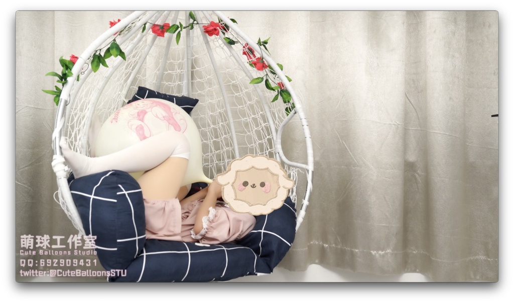 悠香がハンモックにPOP心兔U24