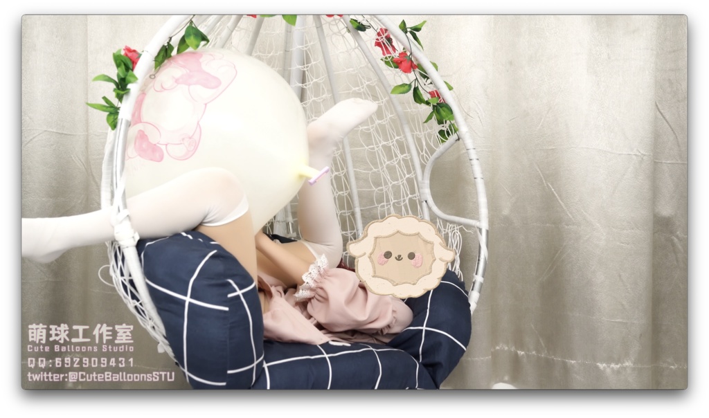 悠香がハンモックにPOP心兔U24