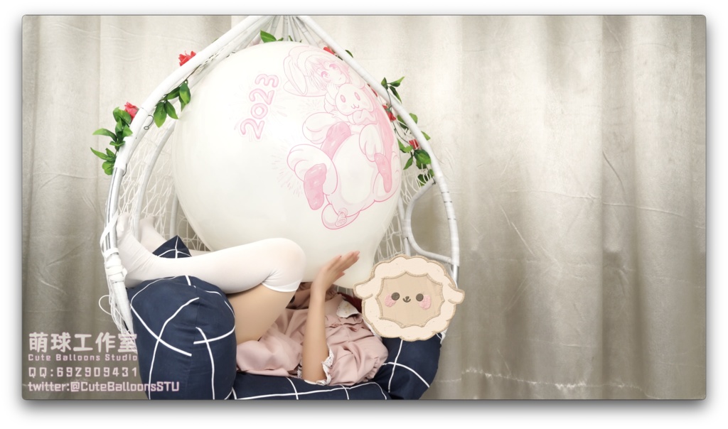 悠香がハンモックにPOP心兔U24