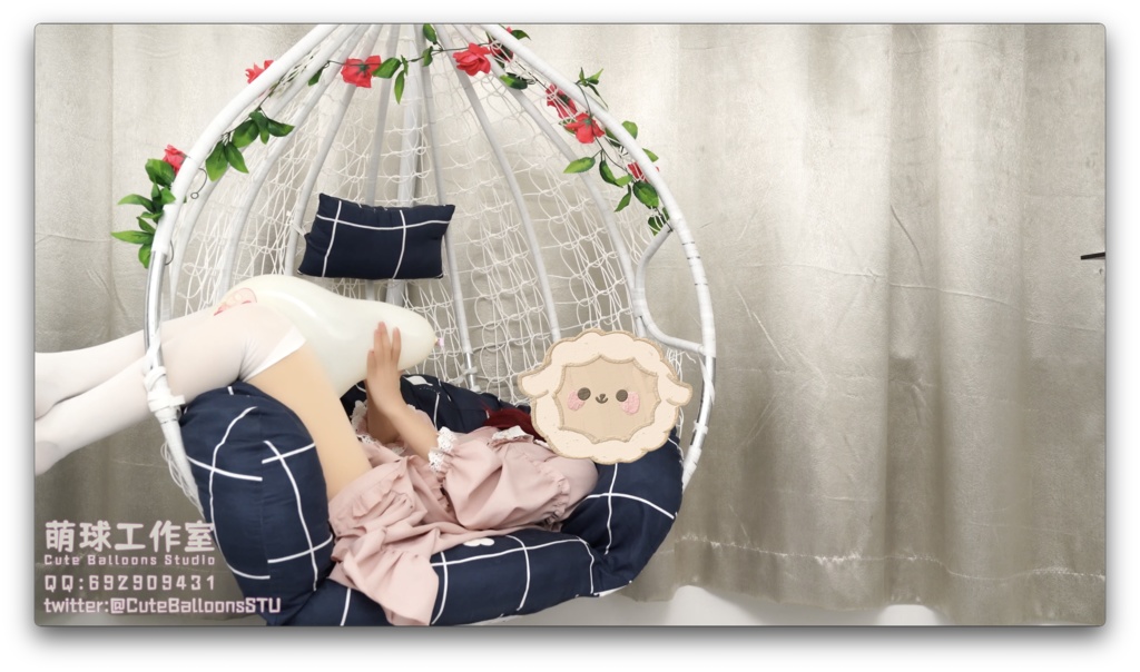 悠香がハンモックにPOP心兔U24