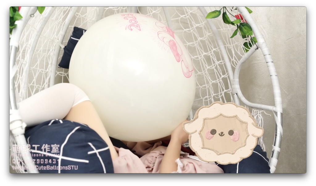 悠香がハンモックにPOP心兔U24