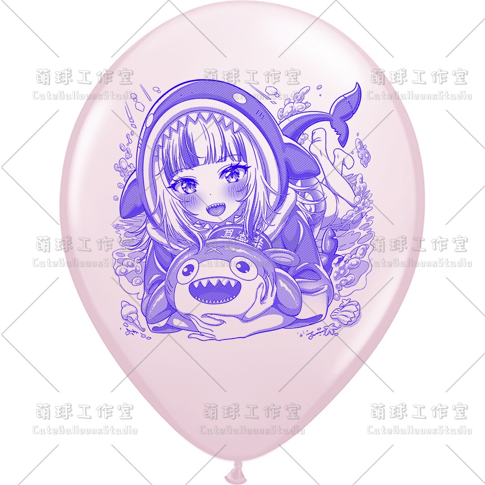 【現物】サメ匹(青色インク)(D2-01)