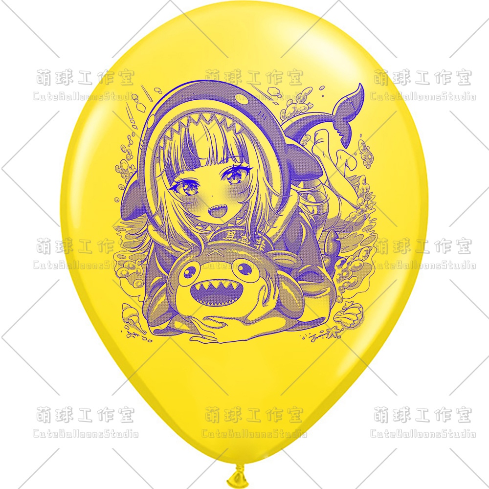 【現物】サメ匹(青色インク)(D2-01)