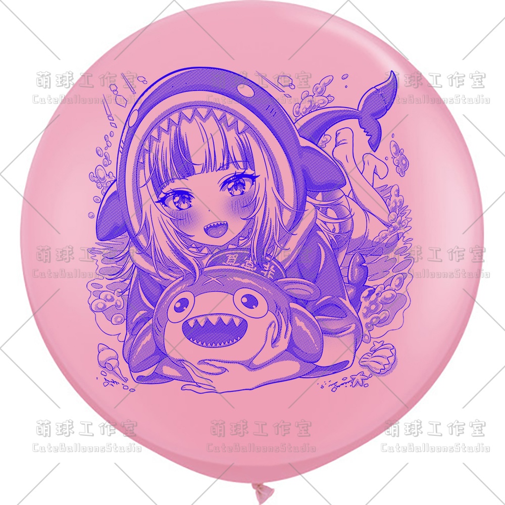 【現物】サメ匹(青色インク)(D2-01)