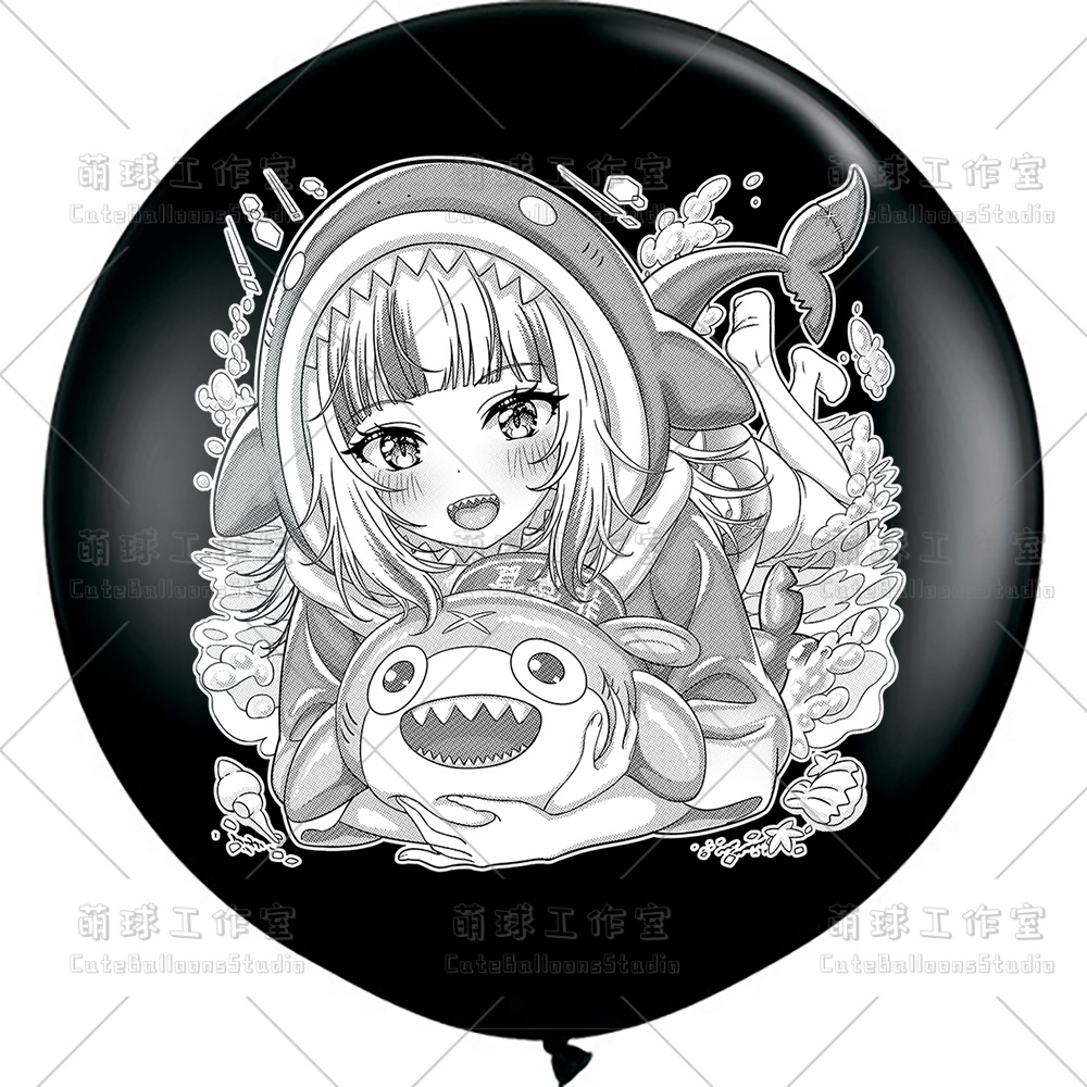 【現物】サメ匹(白インキ、反転印刷)(D2-03)