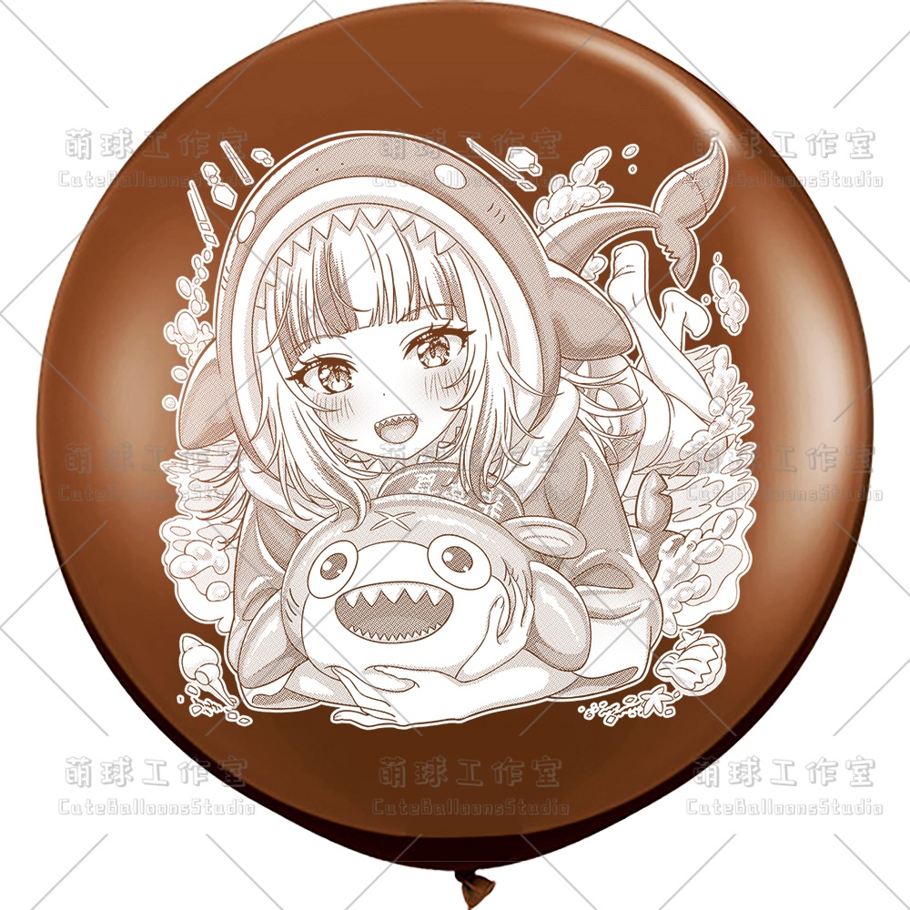 【現物】サメ匹(白インキ、反転印刷)(D2-03)