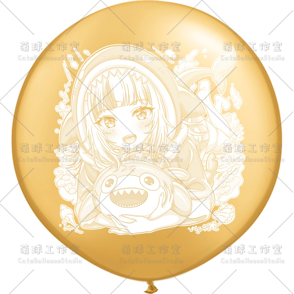 【現物】サメ匹(白インキ、反転印刷)(D2-03)