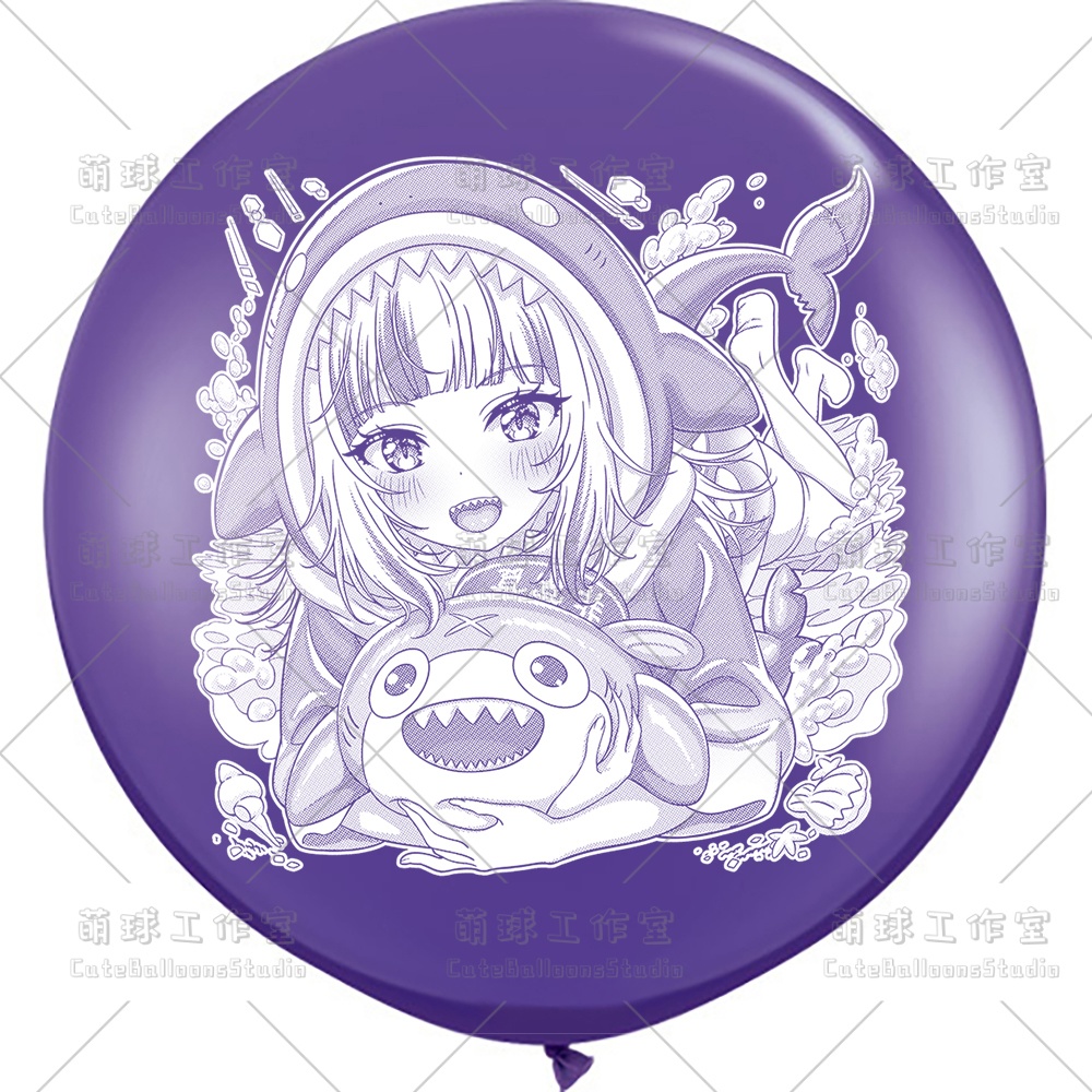 【現物】サメ匹(白インキ、反転印刷)(D2-03)