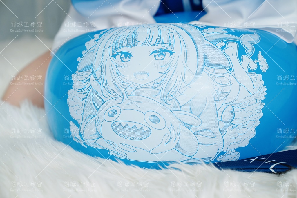 【現物】サメ匹(白インキ、反転印刷)(D2-03)