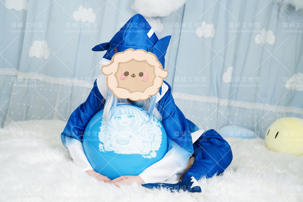 【現物】サメ匹(白インキ、反転印刷)(D2-03)