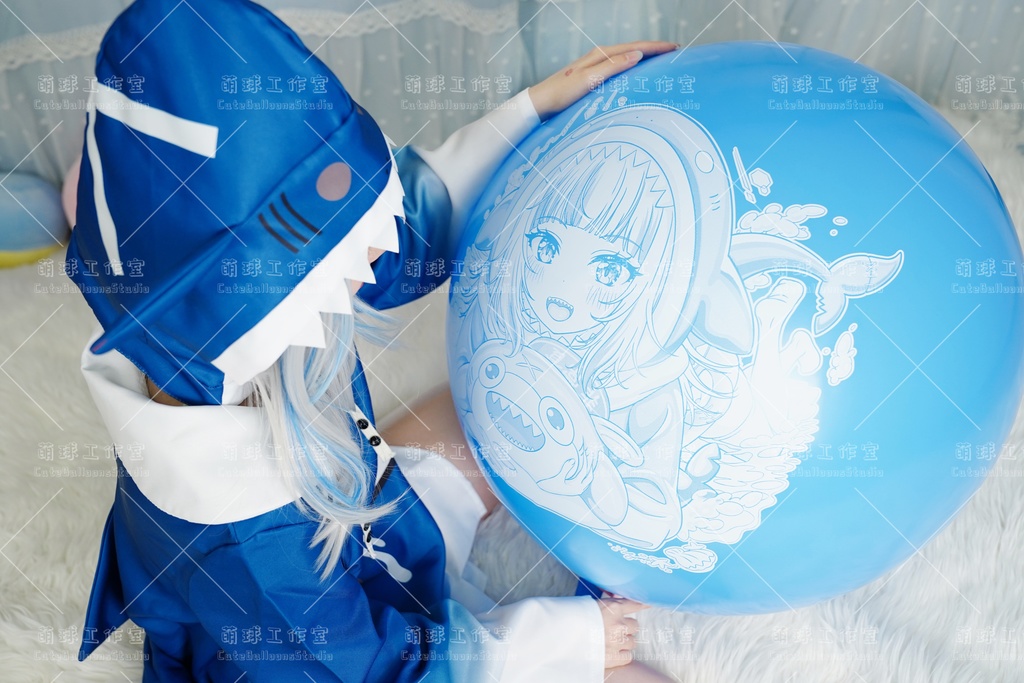 【風船ギフトボックスの印刷】がうる・ぐら(白インキ、反転印刷)