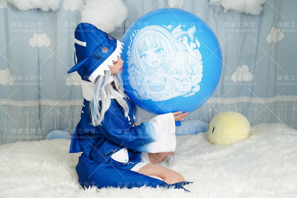 【風船ギフトボックスの印刷】がうる・ぐら(白インキ、反転印刷)