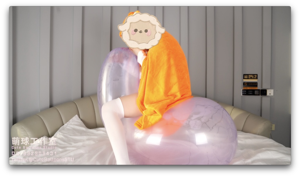 うまる口膨らましC32L破裂寸前です