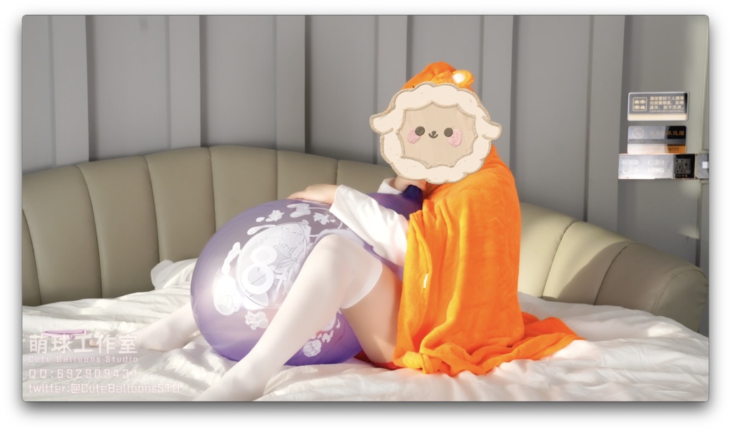 うまる口膨らましC32L破裂寸前です