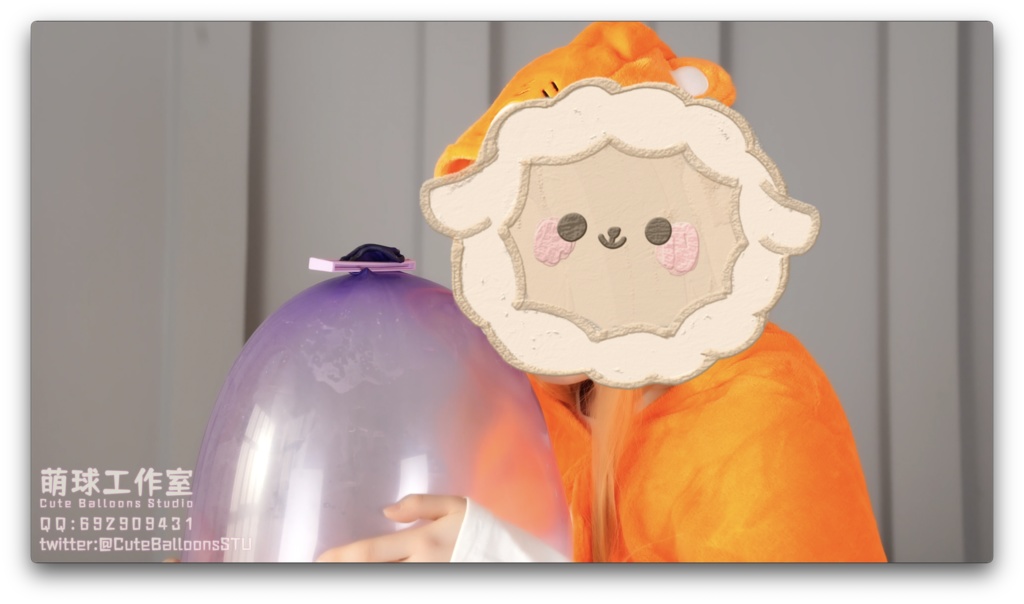 うまる口膨らましC32L破裂寸前です