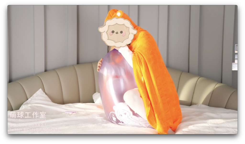 うまる口膨らましC32L破裂寸前です